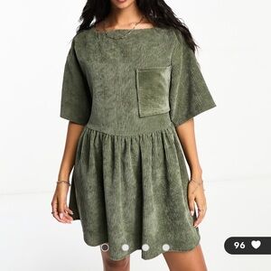 Short sleeved oversized ASOS dress